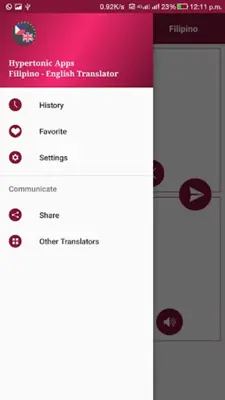 Filipino - English Translator android App screenshot 2